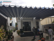 Mái kéo xếp lượn sóng Thuận Giao Thuận An