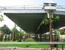 Mái kéo xếp lượn sóng Phường Định Hòa TDM